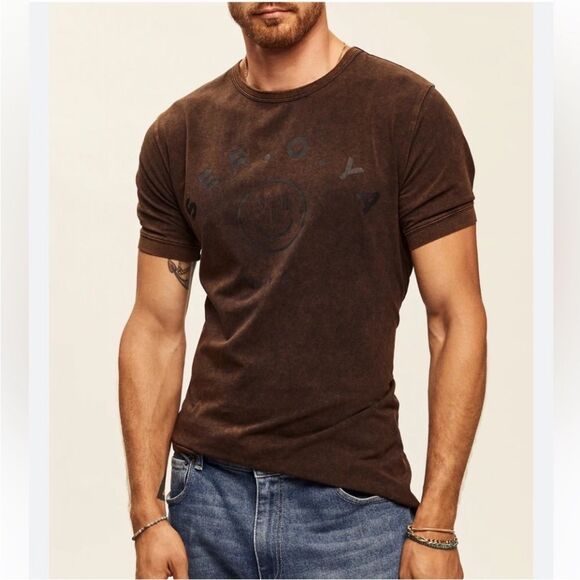 SER.O.YA Andres T-Shirt Slim Fit Men’s Size SMALL Black Wash‎ - Picture 8 of 8